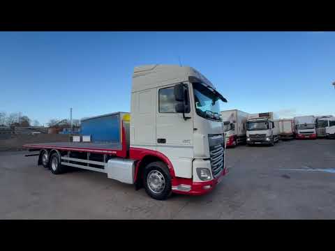 **FOR SALE** 2014 DAF XF440 FAR Space Cab 6x2 Rear Lift 30FT Flatbed - Dixon Commercial Exports Ltd