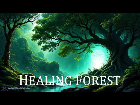 Healing Forest Ambience | 396Hz + 963Hz - Miracle Tones | Release Fear + Awaken Higher Consciousn...