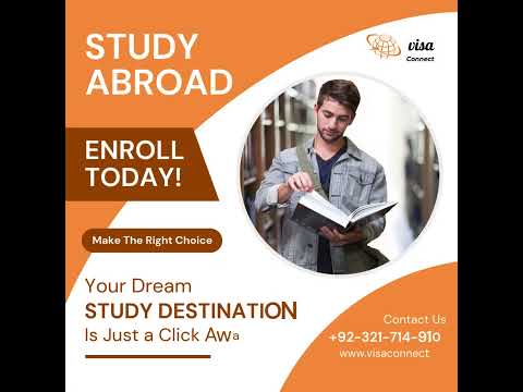 🌍✨ Your Study Abroad Dreams Start Here with Visa Connect!