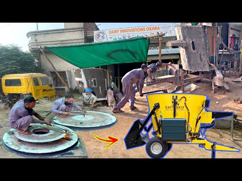 Extremely Amazing Process Of Manufacturing TMR Feed Mixer Machine | How Feed  Mixer Machine Are Made