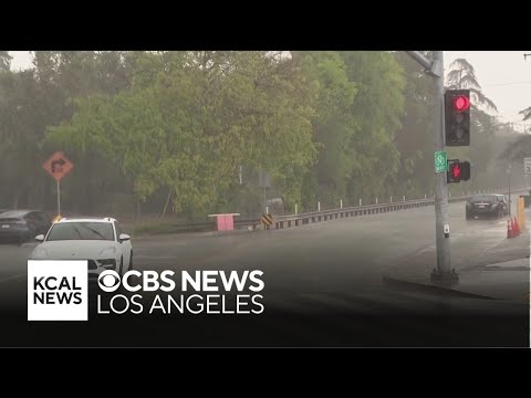 Residents evacuate near Eaton Fire zone in Sierra Madre