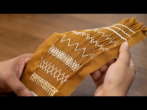 Smocking Course for Beginners: 10 Embroidery Stitches