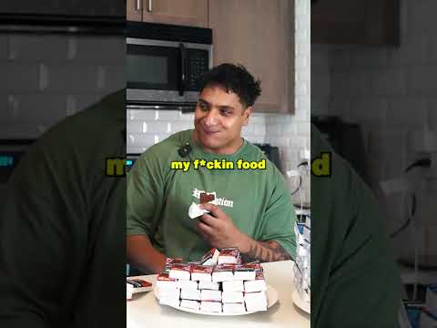 BODYBUILDER EATS 100 ICE CREAM SANDWICHES!