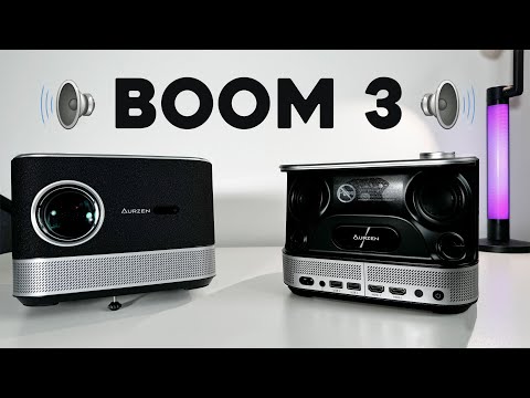 Aurzen Boom 3 - The Most Powerful Speakers in a Projector EVER!