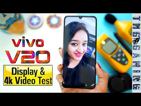 vivo V20 - 4K Video & Display Test