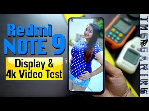 Redmi Note 9 - 4K Video & Display Test