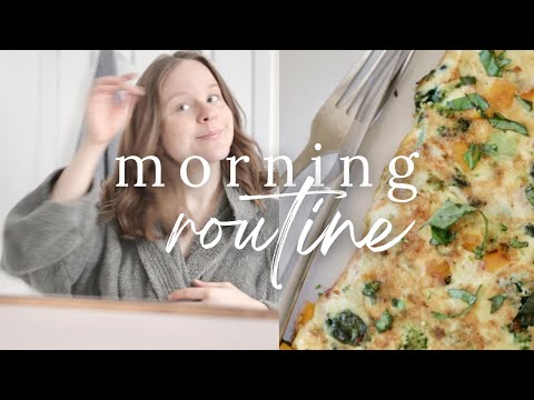 MY MORNING ROUTINE | prenatal workout, skincare + more