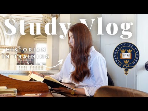 A Quiet Oxford Study Vlog | Academia Ambience