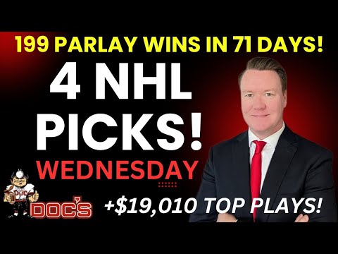 CROY'S RINK REPORT: 4 NHL PICKS WEDNESDAY, Best NHL Bets Today! NHL Picks & Predictions 03/12/25