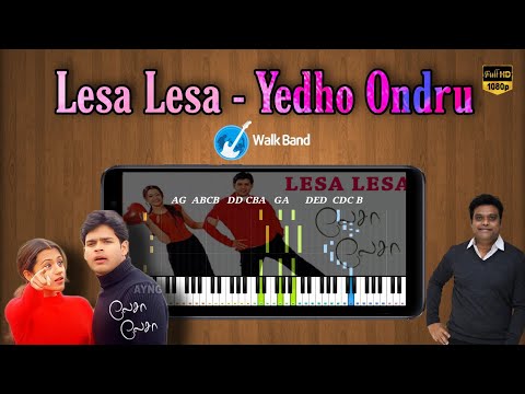 Lesa Lesa - Yedho Ondru Song in Piano | Harris Jayaraj | Perfect Piano Tamil