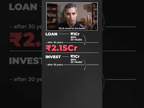 1 CR ka LOAN vs 1 CR ki INVESTMENT! | Ankur Warikoo #shorts