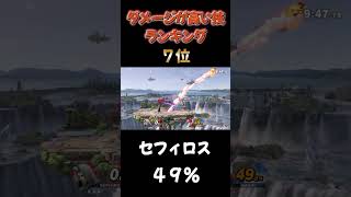 ダメージが高い技ランキング１０選！#shorts #スマブラsp #ゲーム