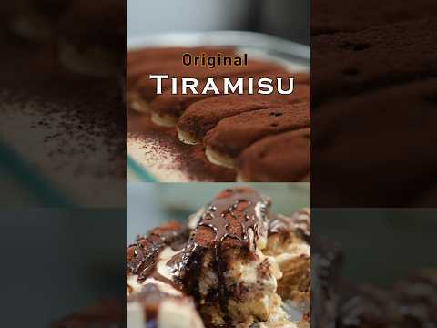 ITALIAN Tiramisu  dessert recipe. #tiramisu #tiramisurecipe #shorts