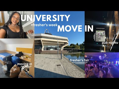 moving into uni+ fresher’s week 💫📖 | international student, uni of york, socials and events