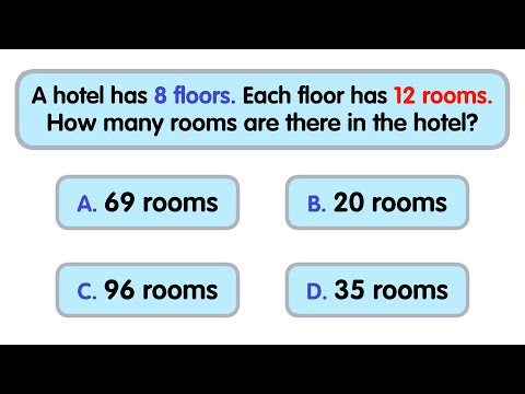 Maths Quiz for Kids | Problem Sums Quiz for Kids | Multiplication Quiz