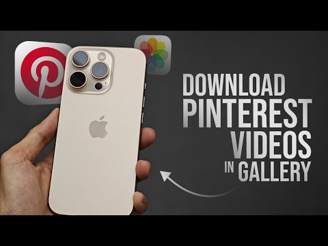 How to Download Pinterest Video in Gallery in iPhone (tutorial)