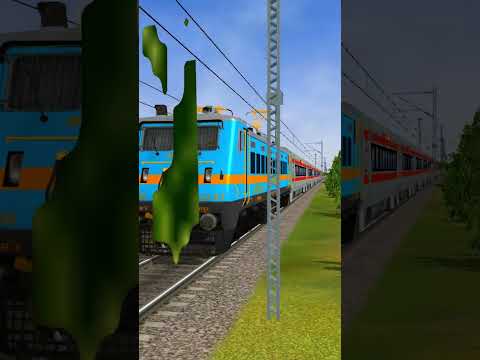 Indian Train Driving | Indian Railways #msts #shorts