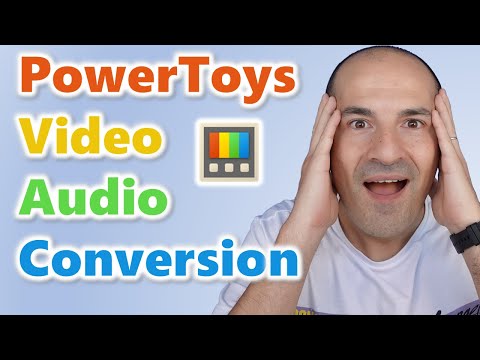 Audio and Video file conversion in PowerToys v.0.89