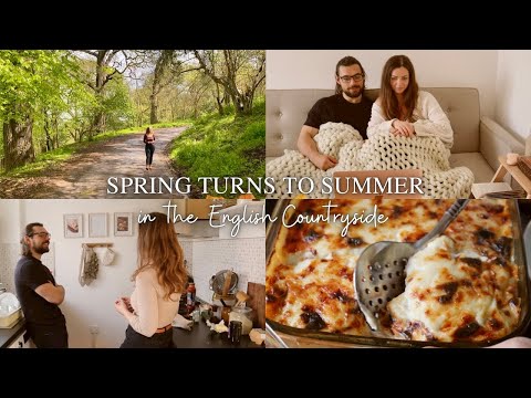 Spring turns to Summer ☀️🌿in the English Countryside | Seasonal self care and summer meal idea vlog