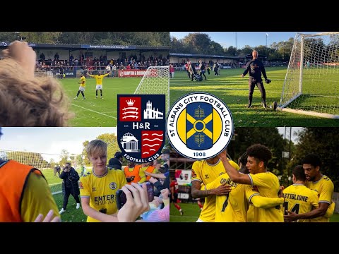 SAINTS WIN FIRST GAME OF THE SEASON! FANS IN FANTASTIC VOICE! | HAMPTON VS ST ALBANS CITY VLOG