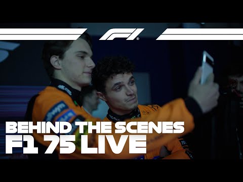 Behind The Scenes at F1 75 LIVE!