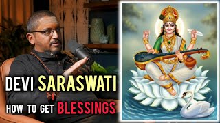 Devi Saraswati: The Divine Blessing of Knowledge and Arts Explained by Rajarshi Nandy #saraswati