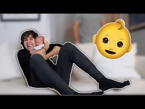 David Dobrik being adorable with Josh Peck’s baby for 4 minutes straight