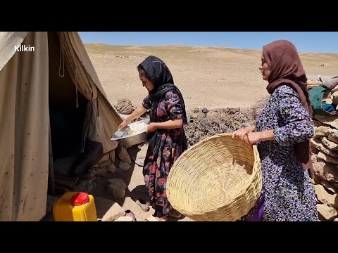 A day with nomads: We went to the place where nomads set up tents