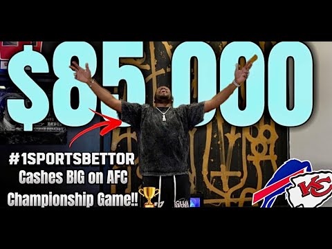 #1SportsBettor DPATT CASHES BIG ON CHIEFS AFC CHAMPIONSHIP FOR $85,000 | CHIEFS HEADED TO SUPER BOWL