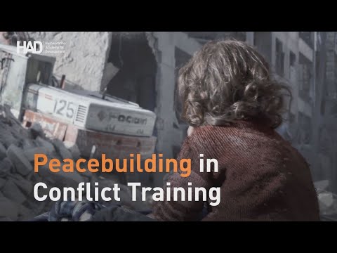 Peacebuilding in Conflict Training for frontline Syrian NGOs