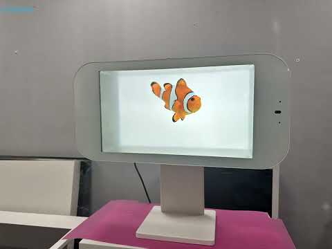 21 5 inch LCD transparent box, built-in Web camera, and Mic, rotatable design,