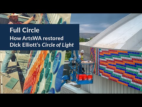 How ArtsWA restored Dick Elliott's 'Circle of Light'