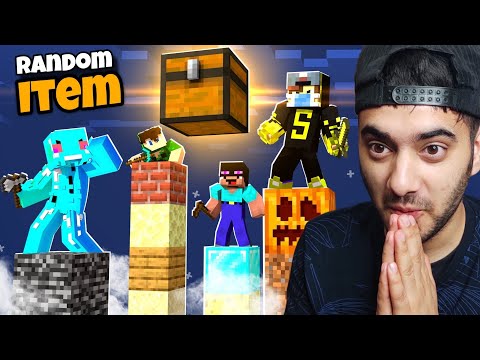 PLAYING MINECRAFT RANDOM ITEM MODE w/ Friends