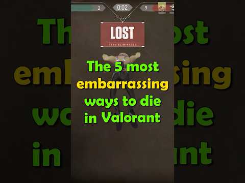 The Most Embarrassing Moments In Valorant