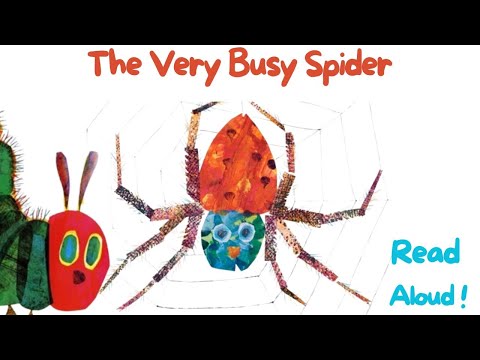 🕷️ The Very Busy Spider by Eric Carle | Animal Sounds & Spring Read Aloud