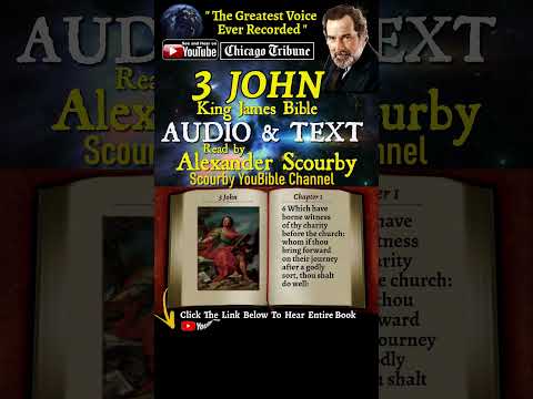 64~Book of 3 John Short | By A. Scourby | VOICE ONLY | God is Spirit, Truth & Love #youtubeshorts