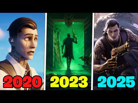 Evolution of Midas in Fortnite Storyline Trailers, Shorts & Cutscenes