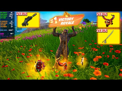 GODZILLA EVOLVED vs NEW MEDALLIONS & MYTHIC WEAPONS ( NEW! FORTNITE CHAPTER 6 SEASON 1 )