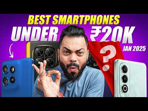 Top 5 Best Smartphones Under ₹20000 Budget ⚡ January 2025