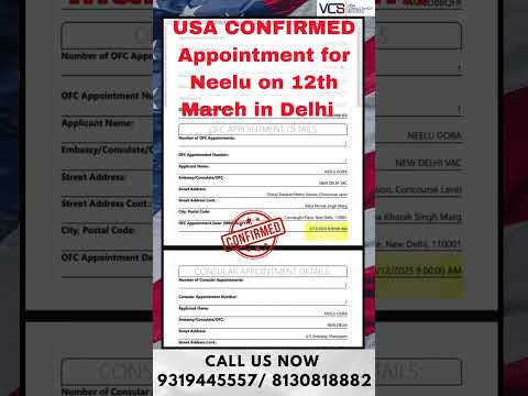 USA Visa Appointment in 1 month I Call us for US visa appointment booking #ytshorts #usvisa #usa