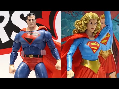 New McFarlane Toys Superman Kingdom Come & Supergirl action figures revealed livestream today