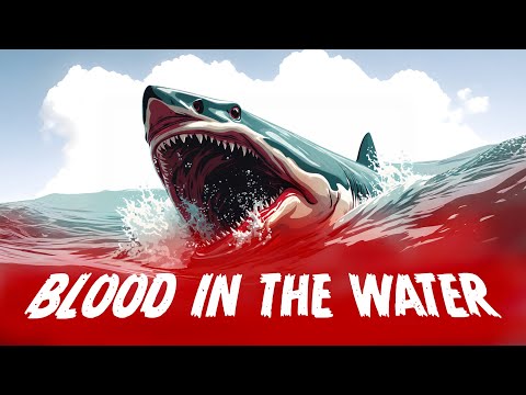 Horror Synthwave // Blood In The Water - Music inspired by shark horror movies - Royalty Free Music