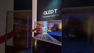 LG Transparent OLED TV CES 2023