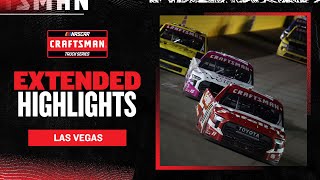 Craftsman Truck Series at Las Vegas Motor Speedway | NASCAR Official Extended Highlights