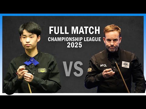 Ali Carter vs Si Jiahui Full Match Championship League 2025 Snooker Highlights