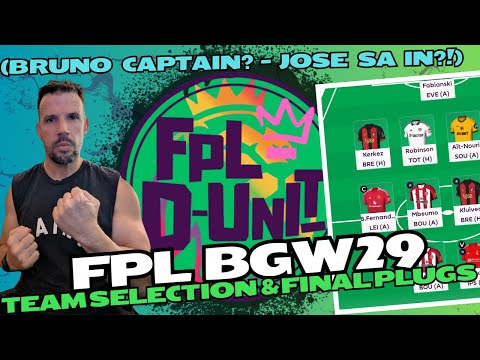 FPL Gameweek 29 | 🔥Team Selection top 5K🔥 | Final Decisions | Fantasy Premier League Tips 2024/25