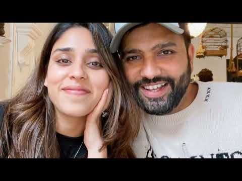 Rohit Sharma with family| Rohit Sharma with wife and daughter|#rohitsharma