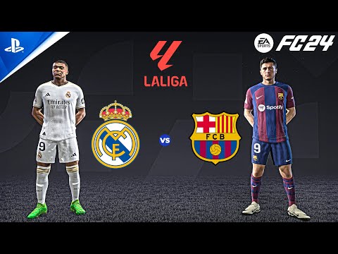 FC 24 | Real Madrid vs Barcelona - El Claiso La Liga 24/25 ft. Mbappe | 4K