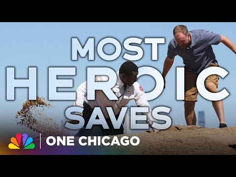 Most Heroic Saves from Chicago Med, Fire and P.D. | One Chicago | NBC