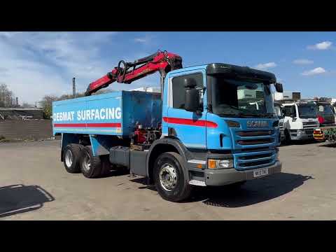 **FOR SALE** 2013 Scania P280 Day Cab, 6x4 Tipper Grab, Manual G/box - Dixon Commercial Exports Ltd